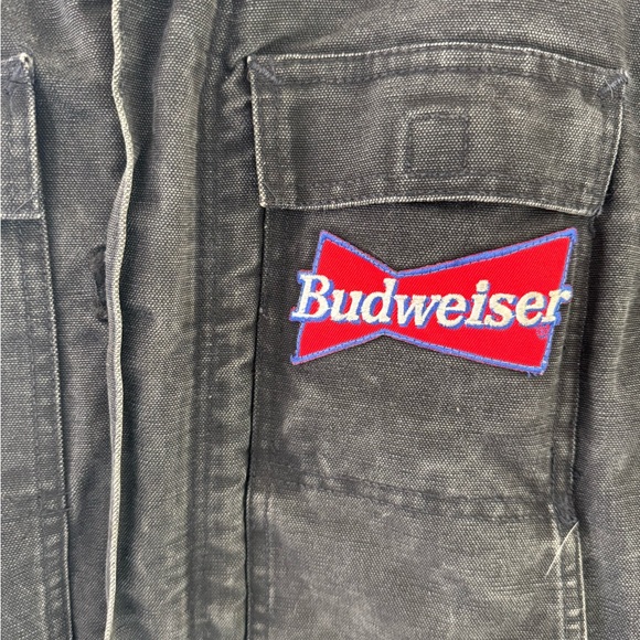 SUPER RARE VINTAGE Carhartt Arctic Jacket with Budweiser Patches - Picture 3 of 14